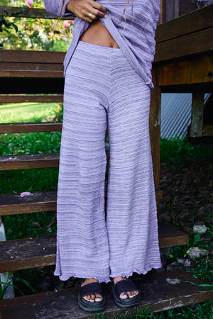 Signature Stripe Pants ~ Lilac