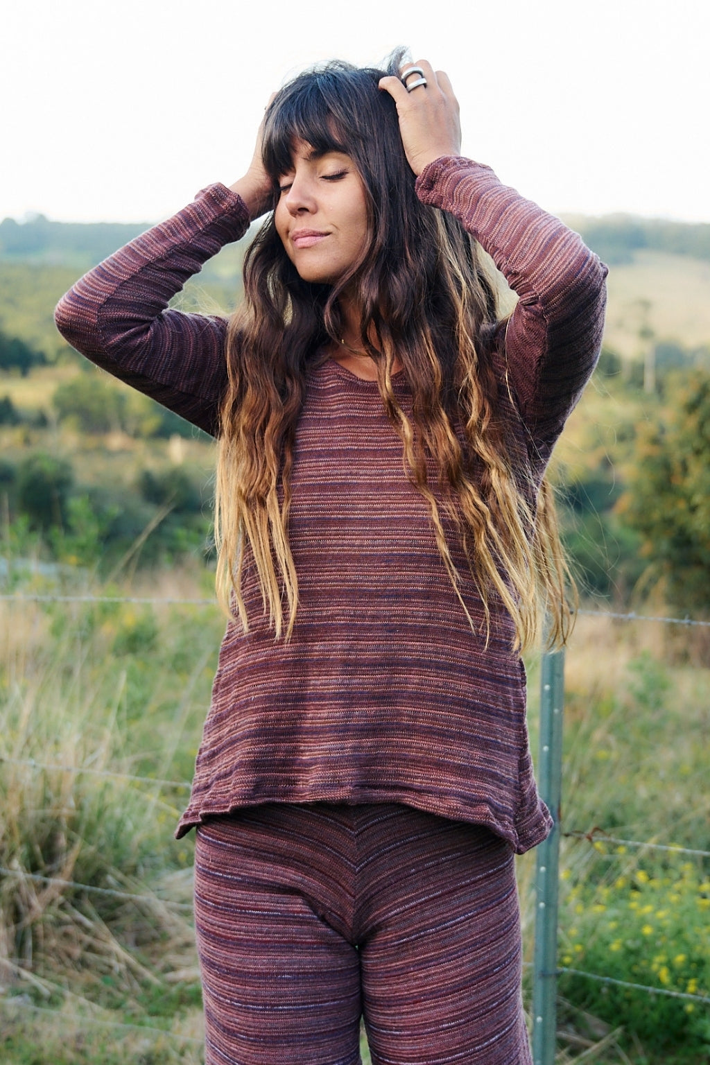 Signature Stripe Sweater ~ Cocoa