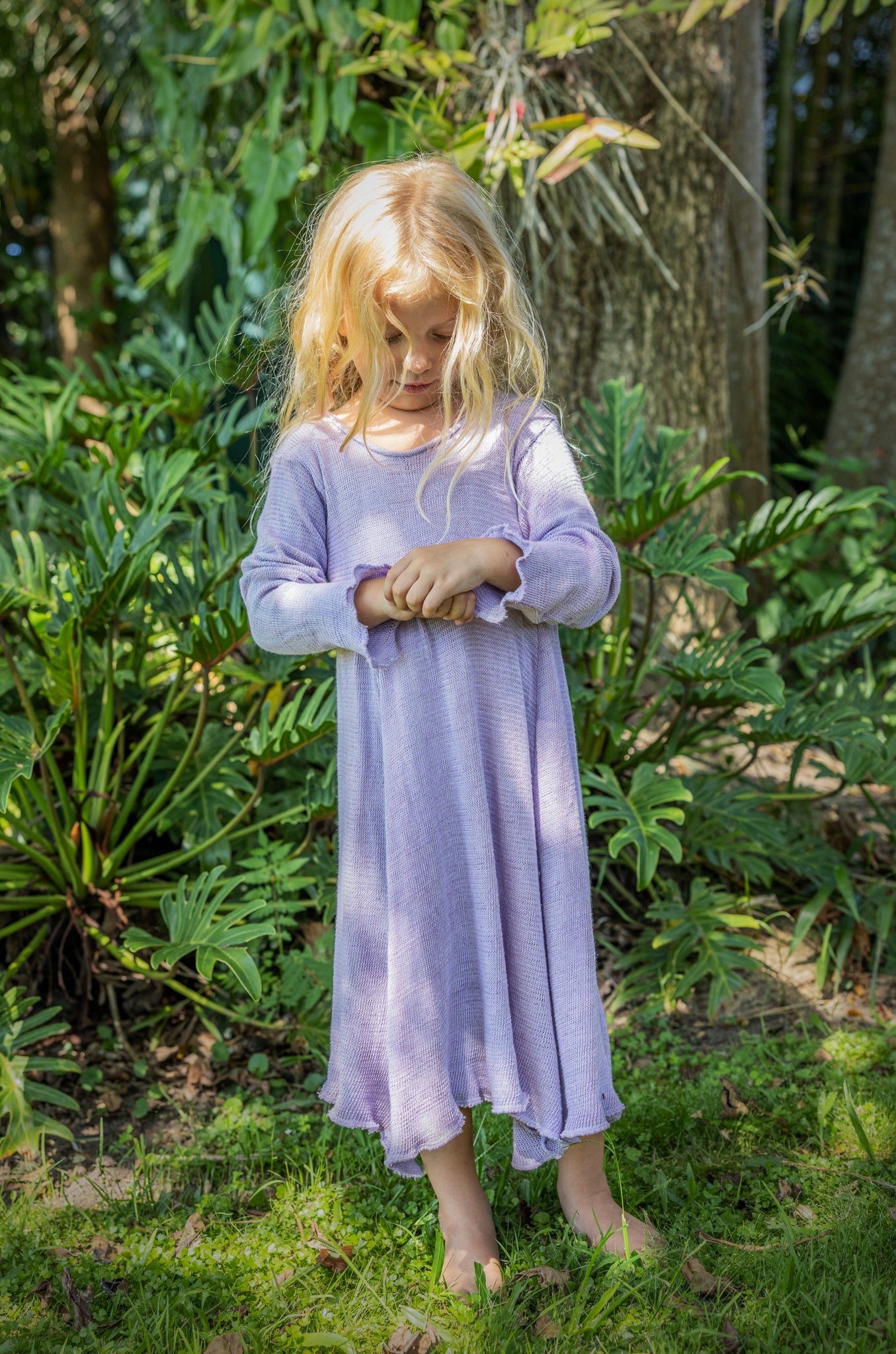 SWEATPEA DRESS - Lilac