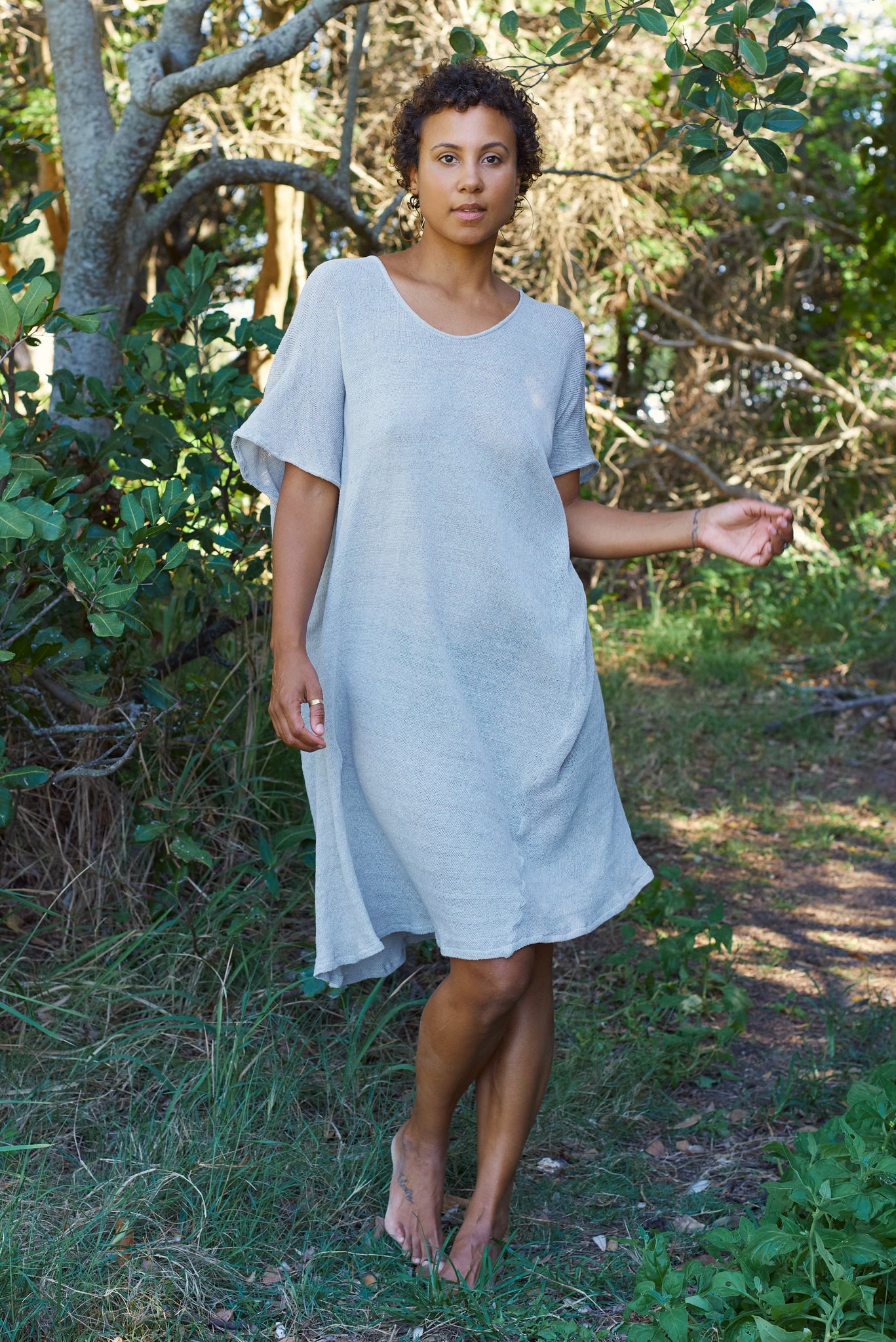 IRIS KAFTAN ~ Soft Grey