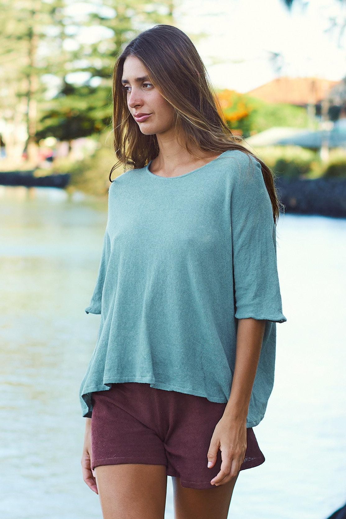 NITA TOP ~ Teal