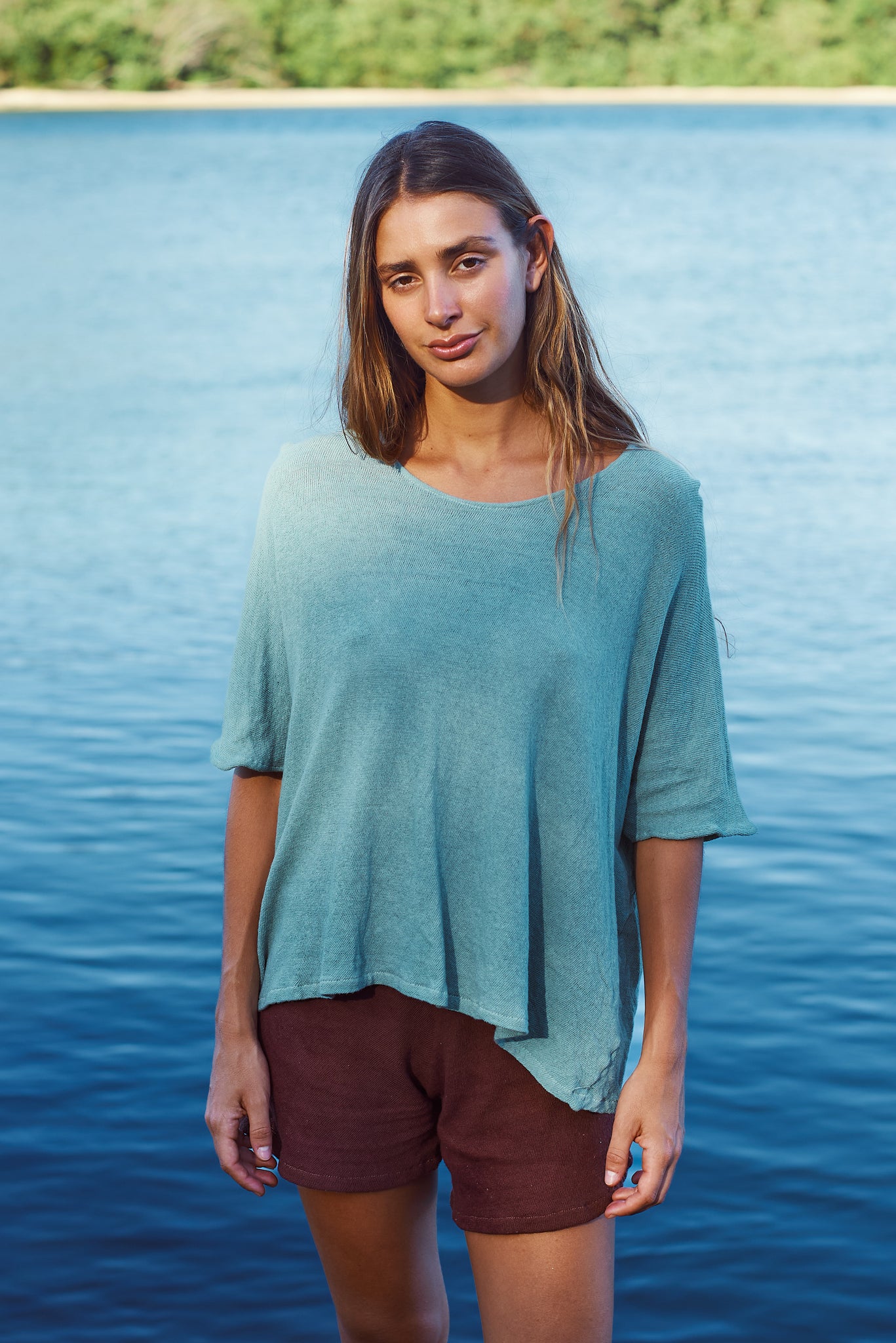 NITA TOP ~ Teal