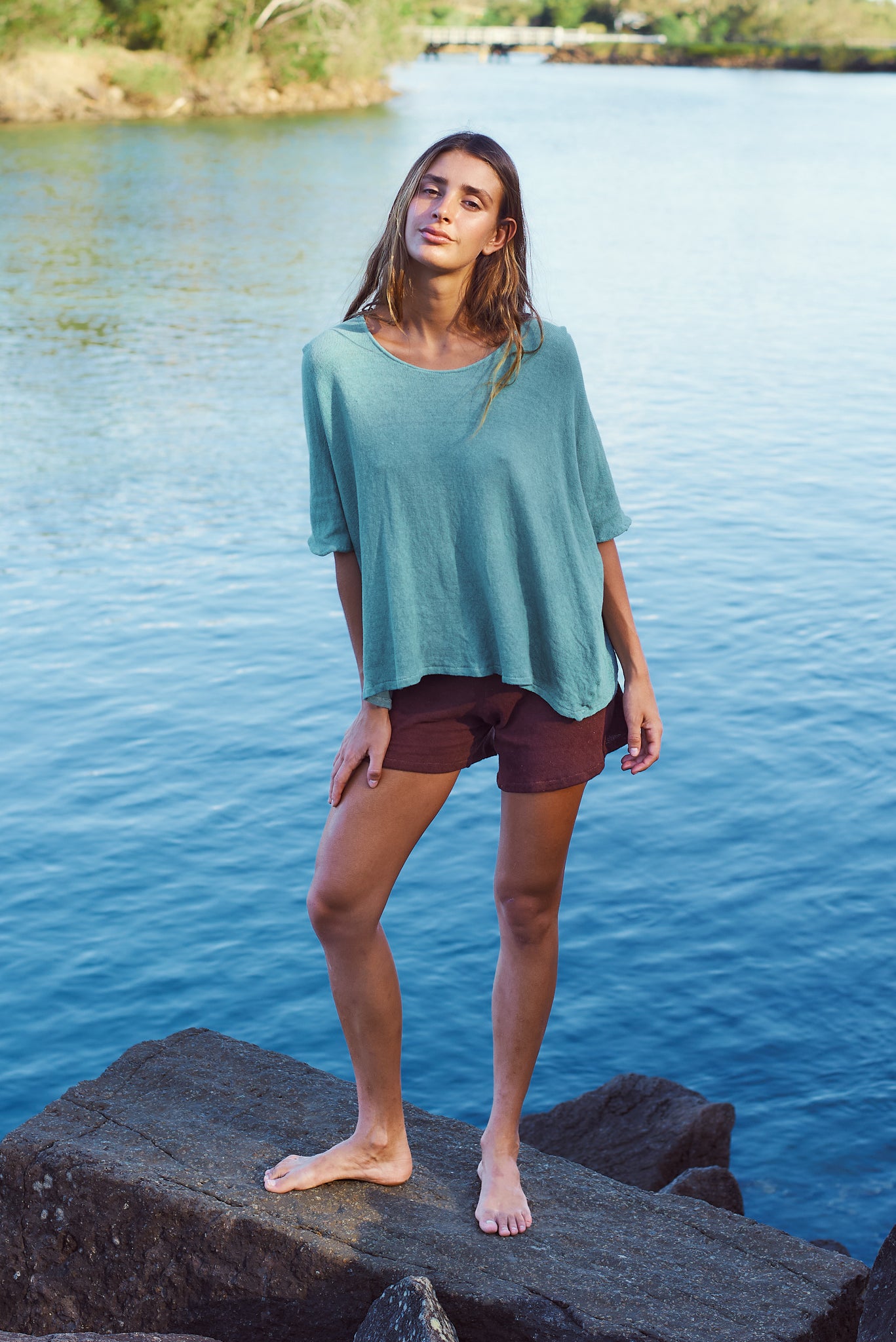 NITA TOP ~ Teal
