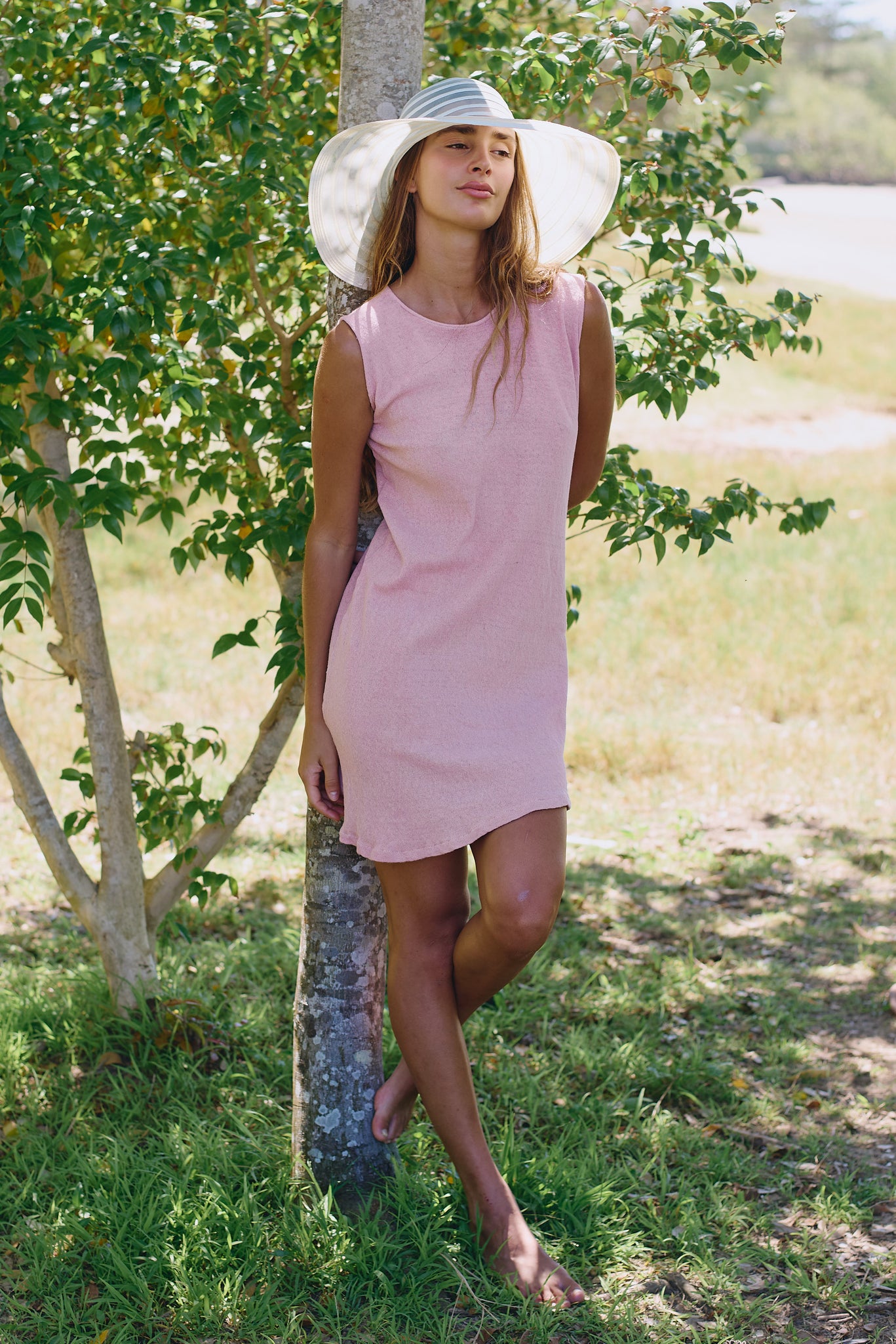 TWIGGY SHIFT DRESS ~ PINK