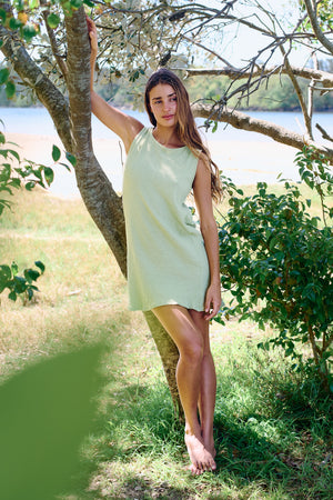 twiggy green dress Navy Twiggy w/ Island Green Trim Tunic main image 1