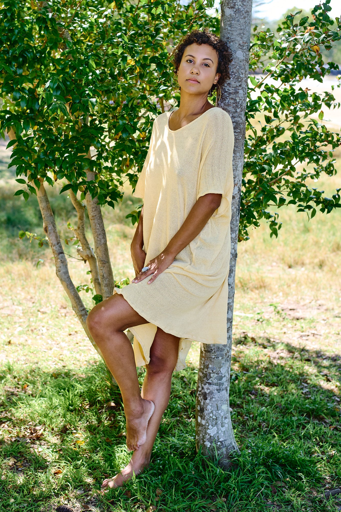 IRIS KAFTAN ~ Butter Yellow