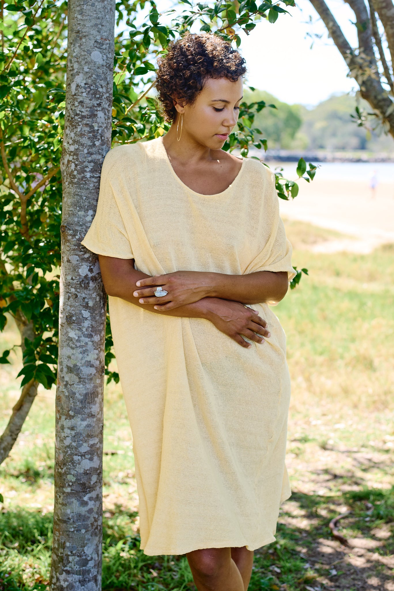 IRIS KAFTAN ~ Butter Yellow