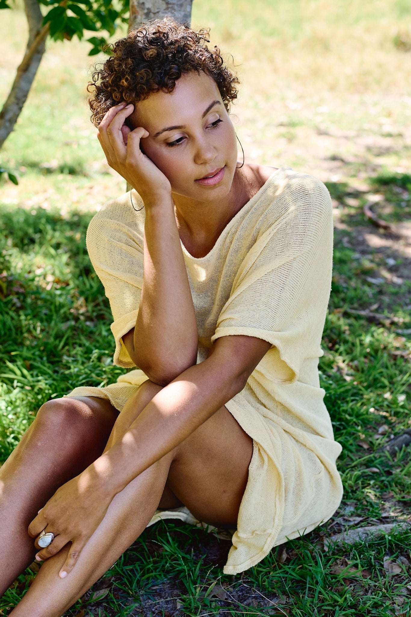 IRIS KAFTAN ~ Butter Yellow