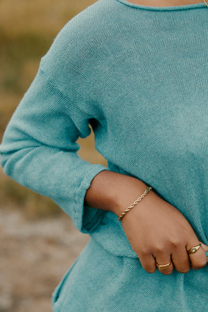 WEDNESDAY SWEATER -Teal